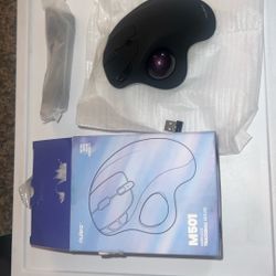 Wireless Ergonomic Trackball Mouse 