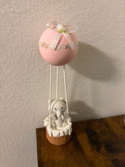 Hot Air Balloon Figurine Cake topper Baby shower
