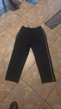 Black track sweats medium