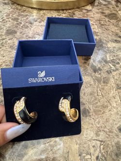 Vintage swarovski earrings
