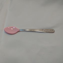 VINTAGE GERBER SOFT-BITE COATED STAINLESS STEEL BABY SPOON PINK 5.5 GREAT  CONDITION for Sale in Wilmington, NC - OfferUp