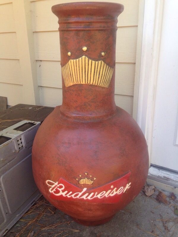 Budweiser Fire Pit Chiminea For Sale In Lawrenceville Ga Offerup