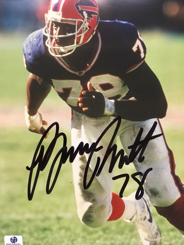 Bruce Smith Autographed 8x10 Photo with COA