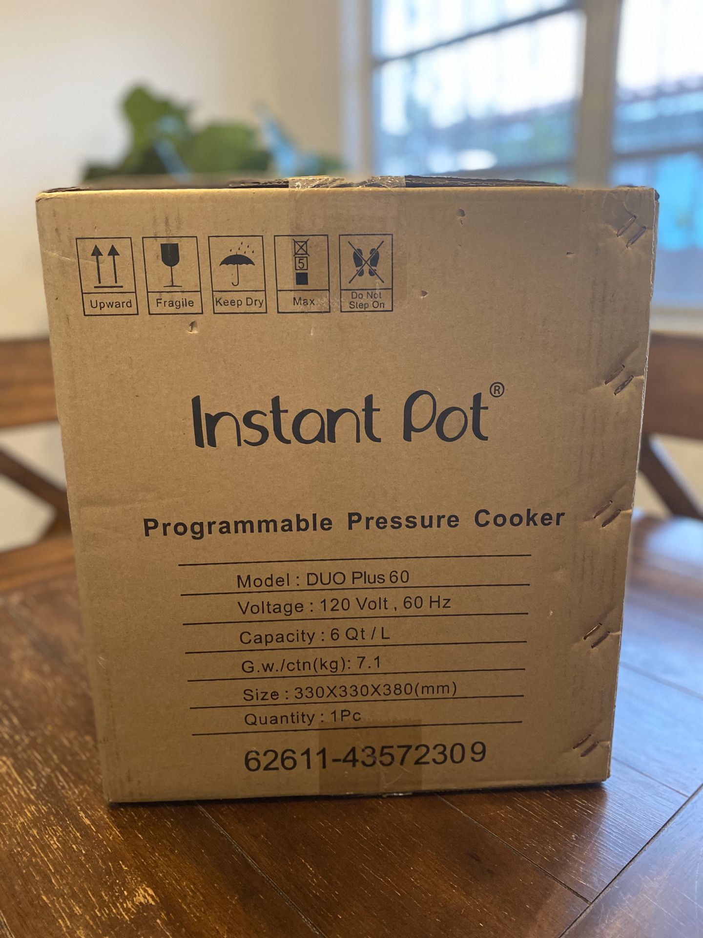 Instant Pot 60 DUO Plus 6 Qt 9-in-1 Multi-Use - Brand New In Box