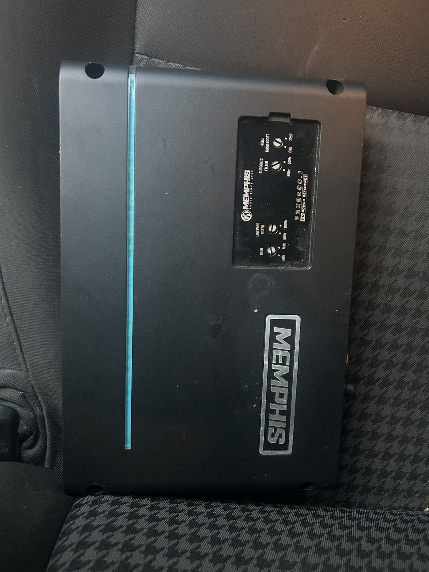 memphis subwoofer with box and amp