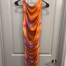 Pink Orange Dress