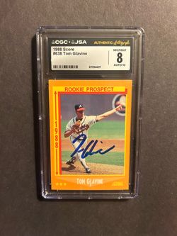 1988 Score #638 Tom Glavine Rookie Card. Negotiable