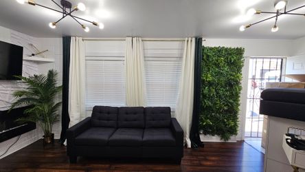 Acme Furniture Bernstein Black Sectional Sofa