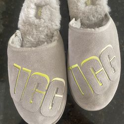 New UGG Men's Scuff Graphic Shadow Slipper Size 12 NWT