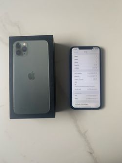Apple iPhone 11 Pro Max 64GB  unlocked Midnight Green