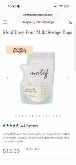 Motif Breastmilk storage bags