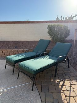 Two Pool Lounge Chairs