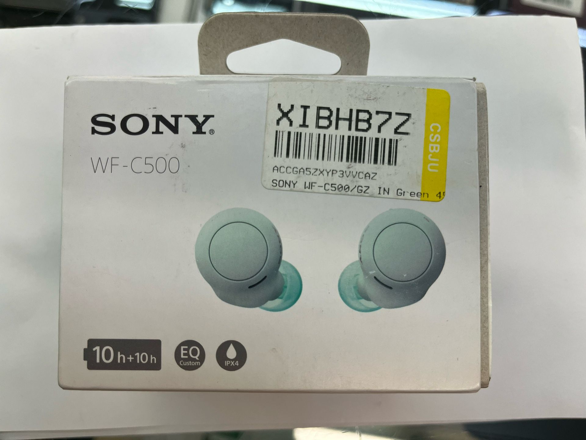 Sony WF-C500 10h+10h battery (mint green color)