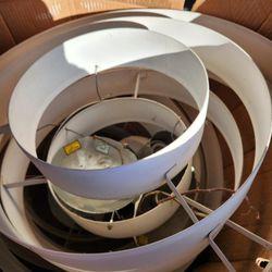 6 Metal Midcentury Lights....FREE