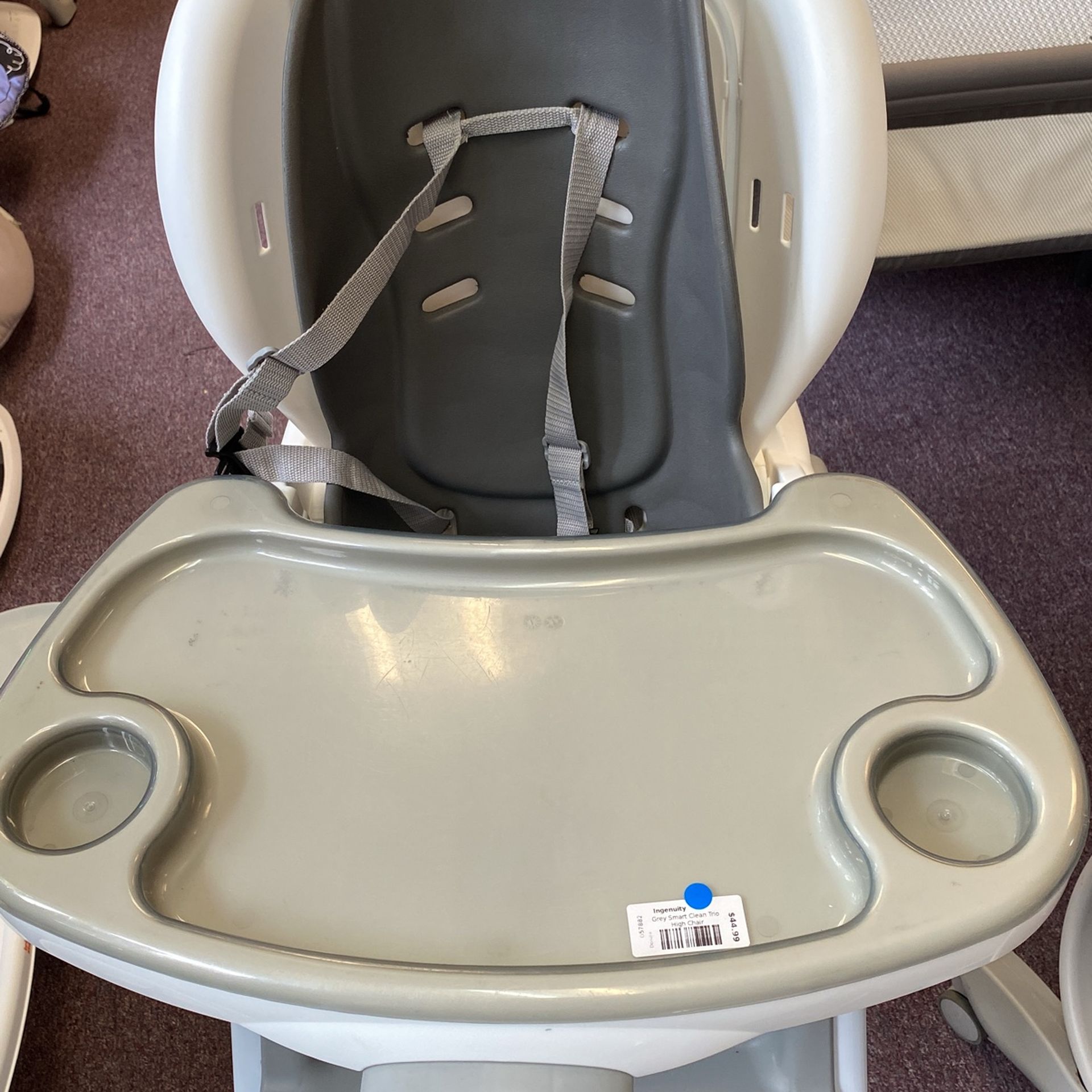 Ingenuity Grey Smart Clean Trio High Chair