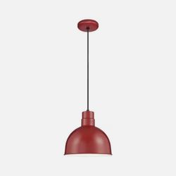 Millennium Lighting RDBC12-SR R Series 1-Light Pendant in Satin Red