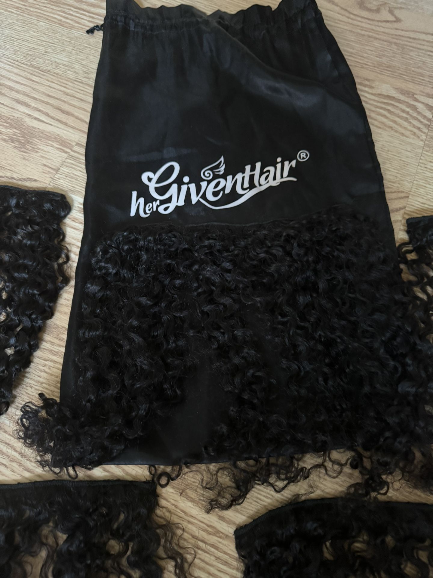 HerGivenhair For Koils" 18in Clip-Ins 6pcs 113g . Used Once