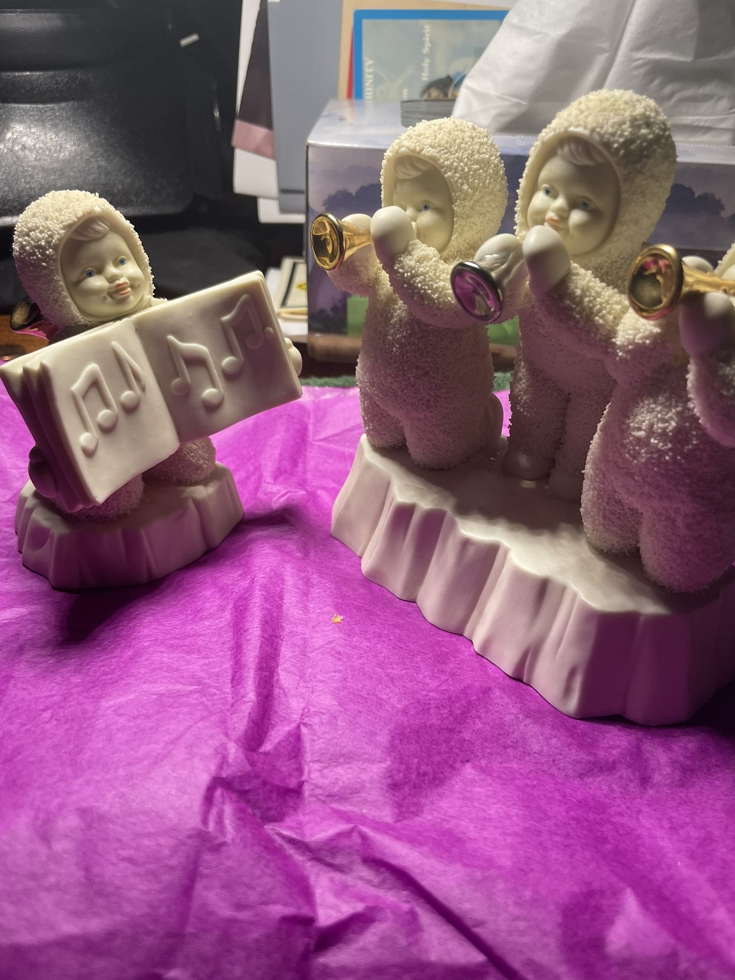 Snowbabies The Three Trumpeters Dept 56