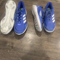Adidas Icon Trainers And Baseball Cleat Size 10
