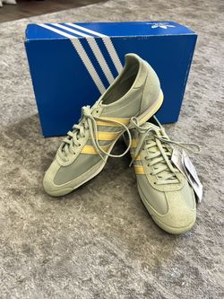 Adidas Spezial Samba OG trainers in grey and yellow #SambaOG
