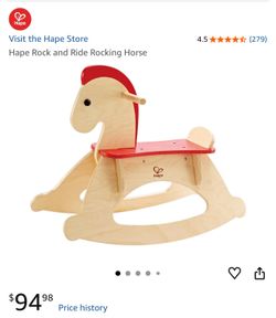 Wooden rocking horse - Great Condition