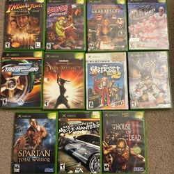 Microsoft original Xbox Video Games, $20 each