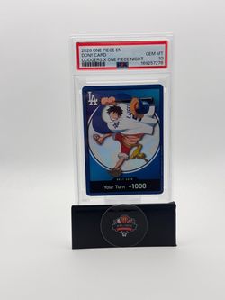 One Piece DON!! Card Dodgers Collab PSA 10