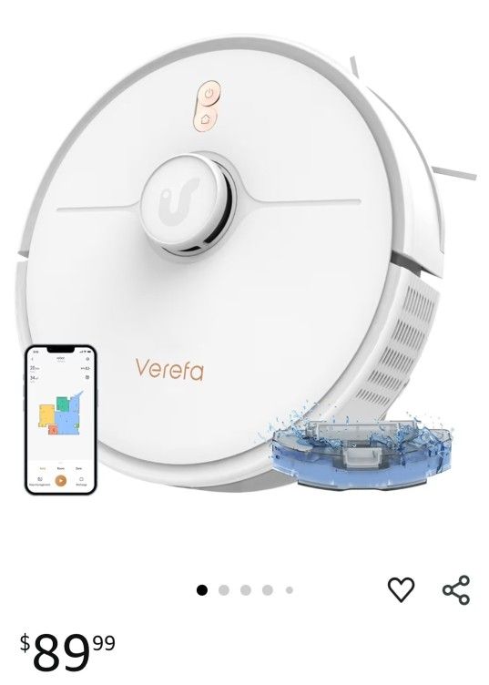Verefa Robot Vacuum and Mop Combo