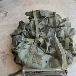 MilitRy Rack Sack W/frame Large