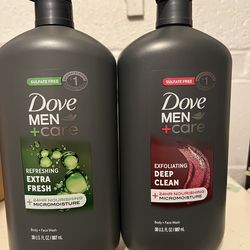 Dove body wash 2/$16