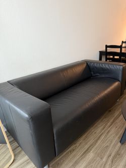 KLIPPAN Loveseat, Bomstad black