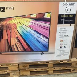 65" Screen Led Smart 4k By LG ThinQ.  2024 Model.  1 YEAR WARRANTY 
