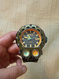 Men’s Invicta reserve 52mm bolt Zeus Tria automatic watch