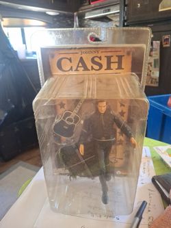 JOHNNY  CASH ACTION  FIGURE  RARE