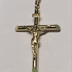 14 K GOLD  CROSS  PENDANT 