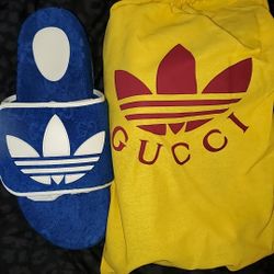 Gucci Adidas Slides