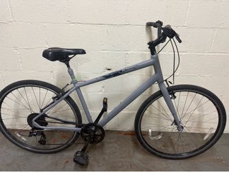 Grey bike