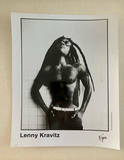 Lenny Kravitz • Virgin Records Promo Photo• 8x10• B&W• Rock• 1995