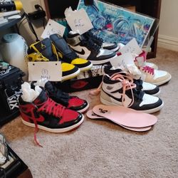 Nike Air Jordans 5 Pack Size 8-8.5 Mens