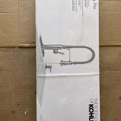 Kohler Kitchen Faucet With Soap Dispenser, Brand New , 2 Available 