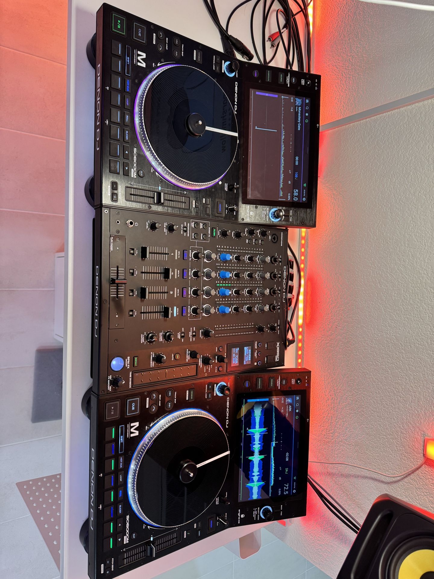 Denon SC6000M Pair + X1850 Mixer(Inno Fader)