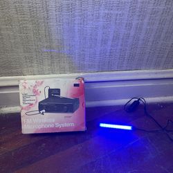 FM Wireless Microphone System & Light ($3 Both)