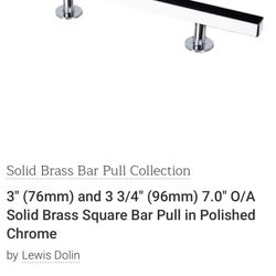 Lewis Dolin Bar Pull - Chrome