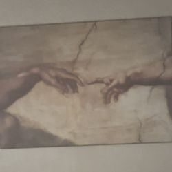 Michelangelo Hand Of God And Adam Picture