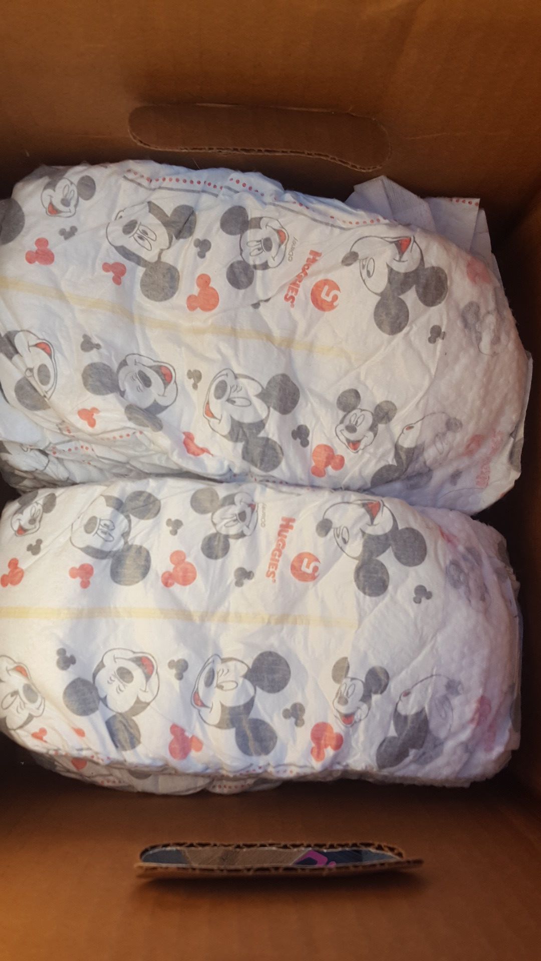 Size 5 pampers, and jumbo pack pampers easy ups