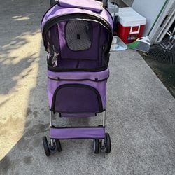 Purple Pet Stroller