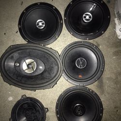 *READ DESCRIPTION *Used 6.5” Door Speakers & A 6x9 JBL, Engine Air Filter, Cabin Air  Filter, LED Shop Light, Tool Cabinet 