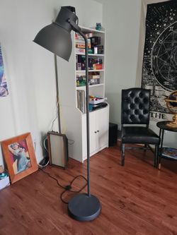 Dark Gray Standing Floor Lamp