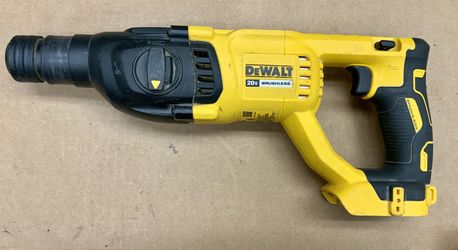 Dewalt DCH133 20v Max Cordless Brushless Fuel Rotary Hammer Drill Tool Construction Job Site Hope DIY Concrete Drilling Chipping Masonry LED Light