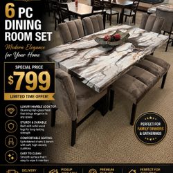 6pc Dining Set